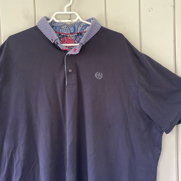 Au Noir Pima Cotton Polo Short Sleeve Shirt Men’s Navy Size 3XL XXXL - Picture 3 of 7